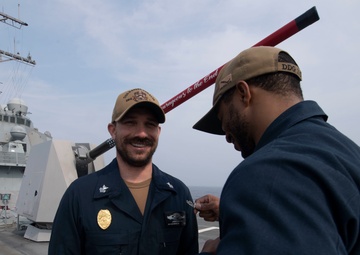 Rafael Peralta Sailor Receives ESWS