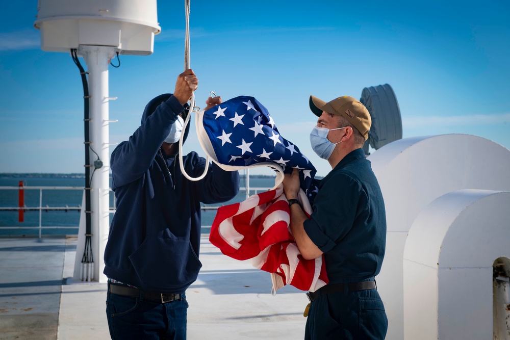 USNS Comfort Returns to Naval Station Norfolk Following Mission to New York City in Support of COVID-19 Response Efforts.