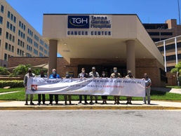 MacDill Reserve Citizen Airmen pay their respects to medical professionals