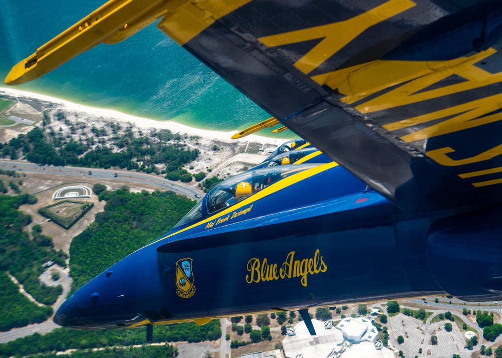 Blue Angels Conduct Spring Training