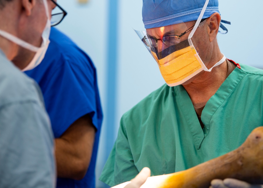 USNS Mercy Sailor Treats Patient