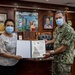 U.S. Pacific Fleet Commander Presents Guam Governor with the Navy Distinguished Public Service Award.