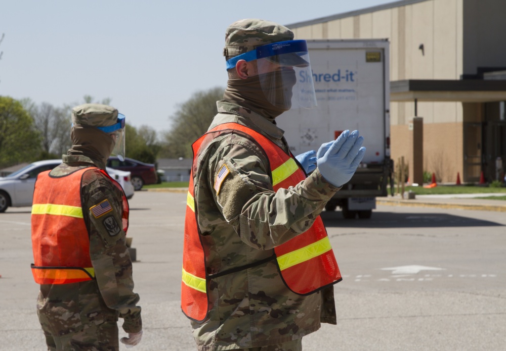 Iowa Army National Guard Soldiers support state's COVID-19 response efforts