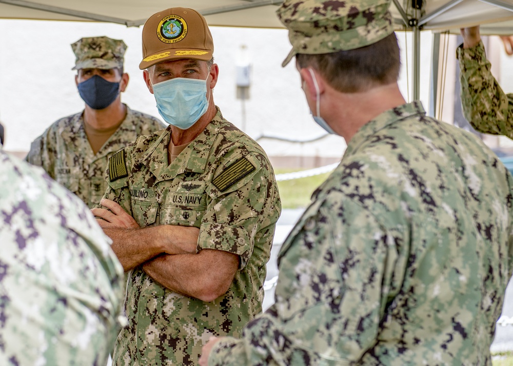 U.S. Pacific Fleet Commander Adm. John Aquilino Visits CTF 75.