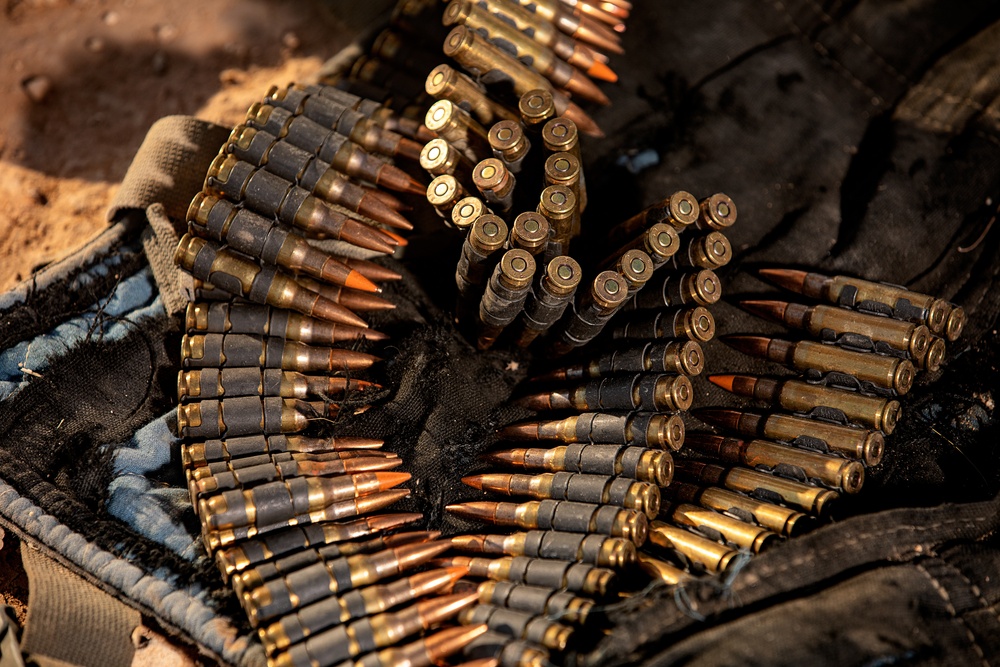 1-25 Team Live Fire Exercise at Al Asad Air Base