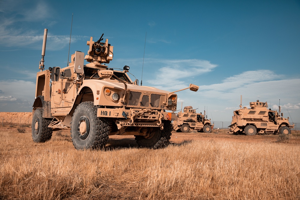 1-25 Team Live Fire Exercise at Al Asad Air Base