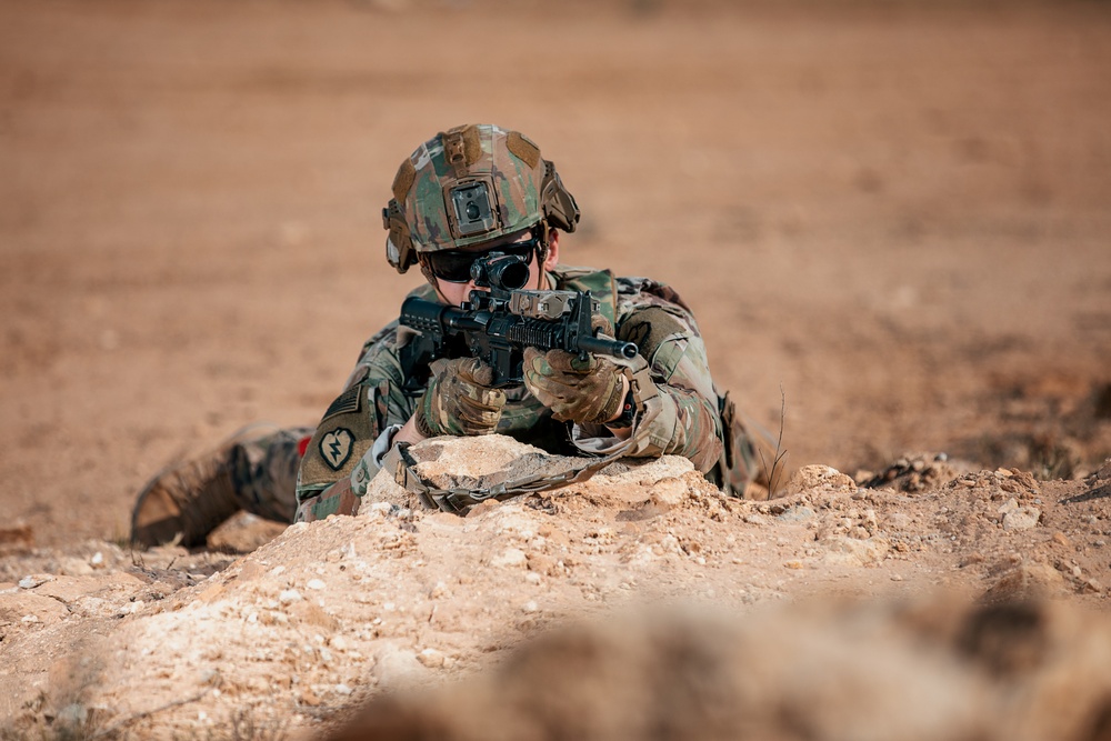 1-25 Team Live Fire Exercise at Al Asad Air Base