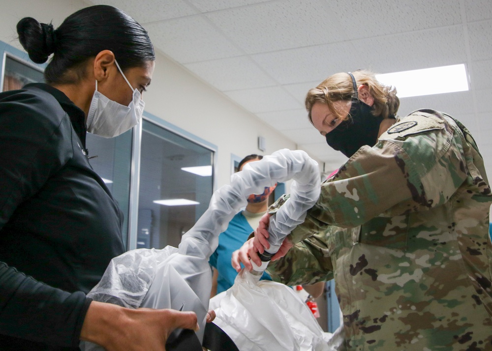 LRMC medical staff advance COVID-19 patient care with PAPR training