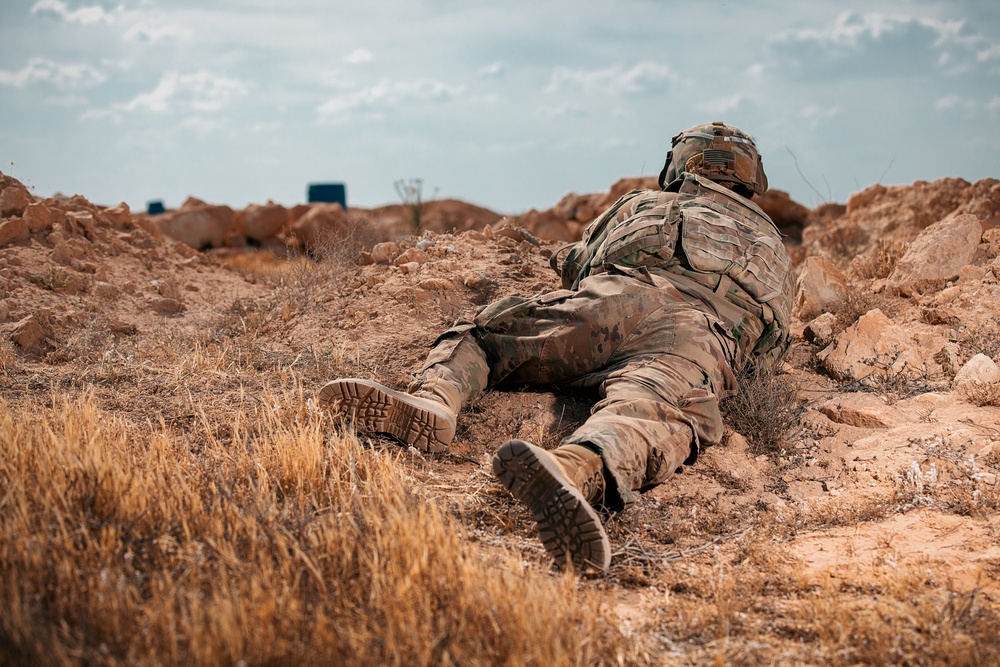 1-25 Team Live Fire Exercise at Al Asad Air Base