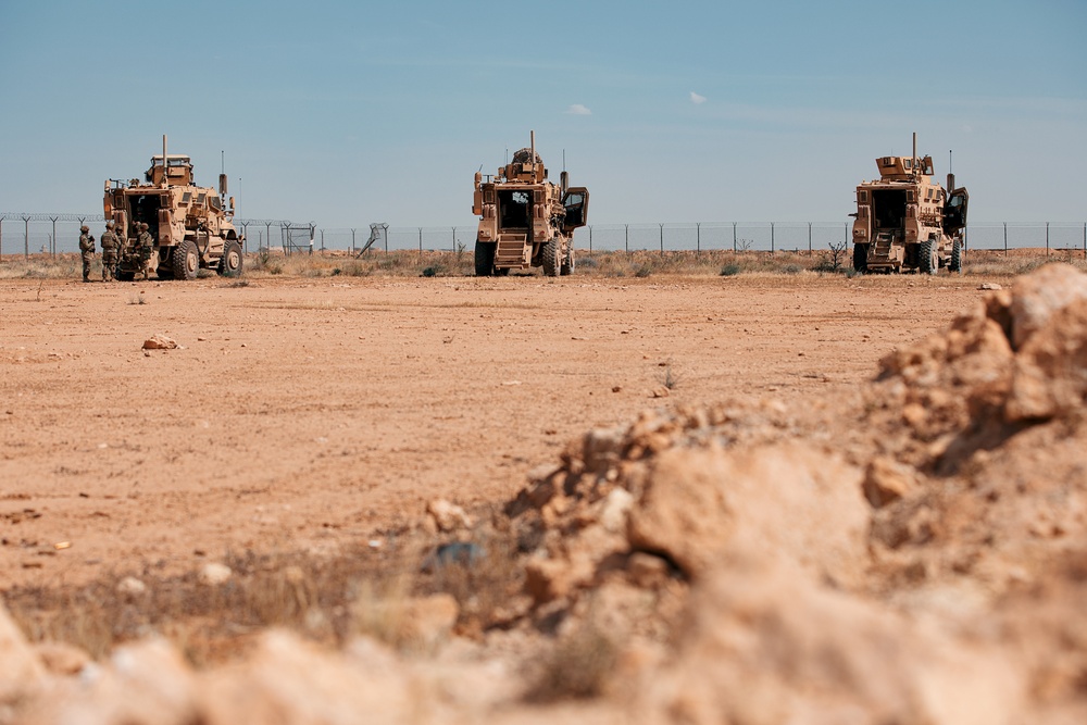 1-25 Team Live Fire Exercise at Al Asad Air Base