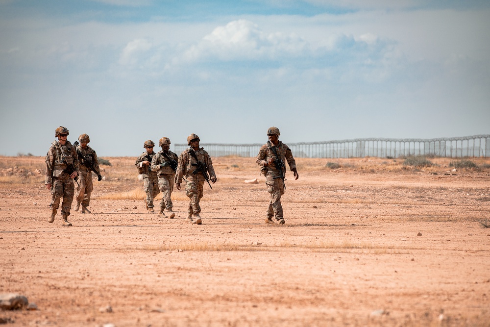 1-25 Team Live Fire Exercise at Al Asad Air Base