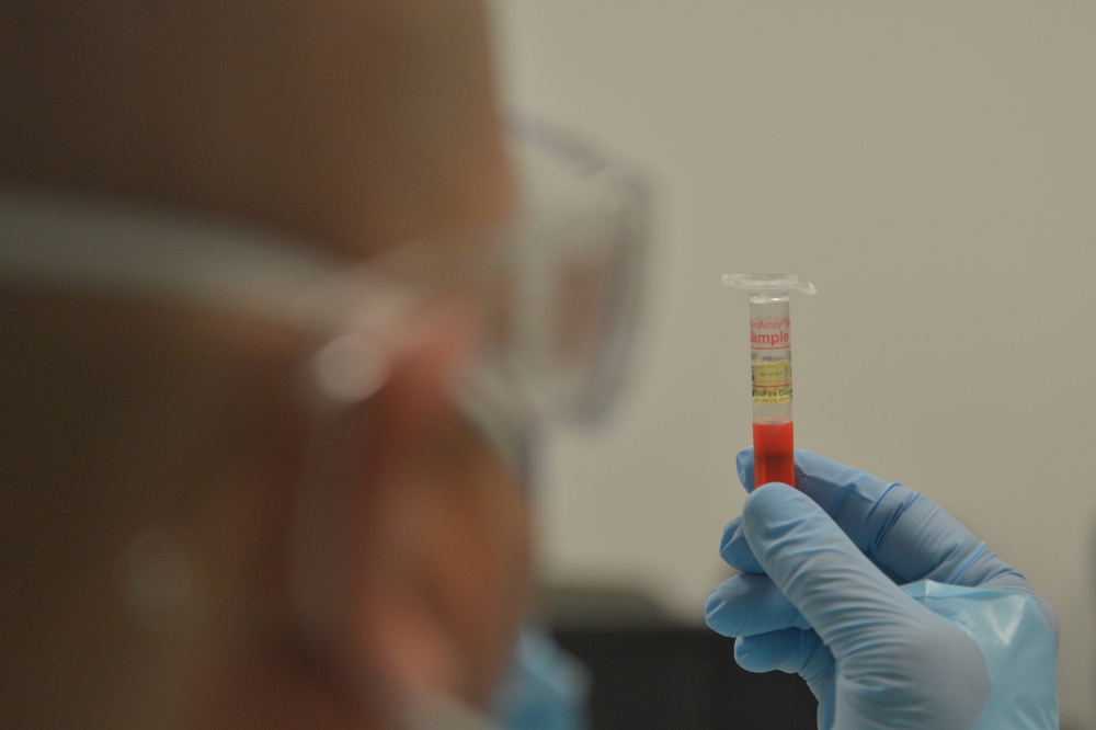 In the Lab with Sgt. Garcia