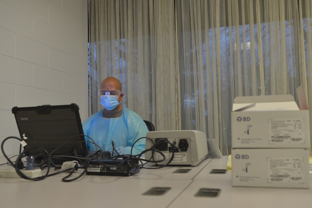 In the Lab with Sgt. Garcia