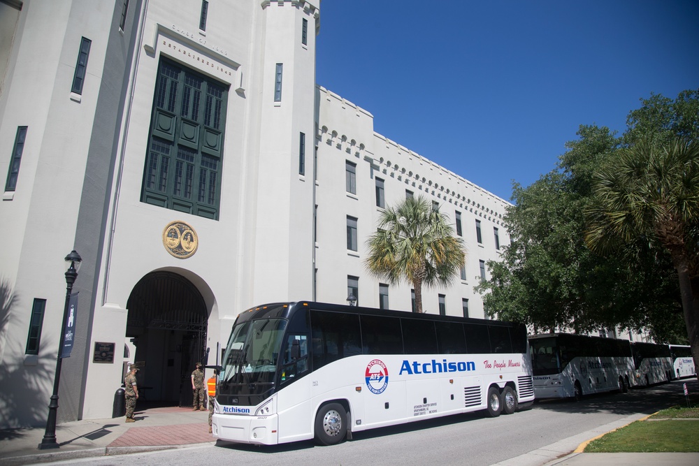 Task Force Commitment arrives at The Citadel