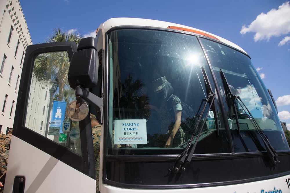 Task Force Commitment arrives at The Citadel