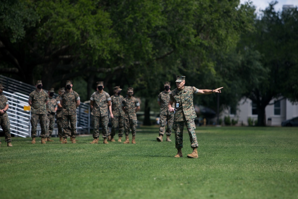 Task Force Commitment arrives at The Citadel