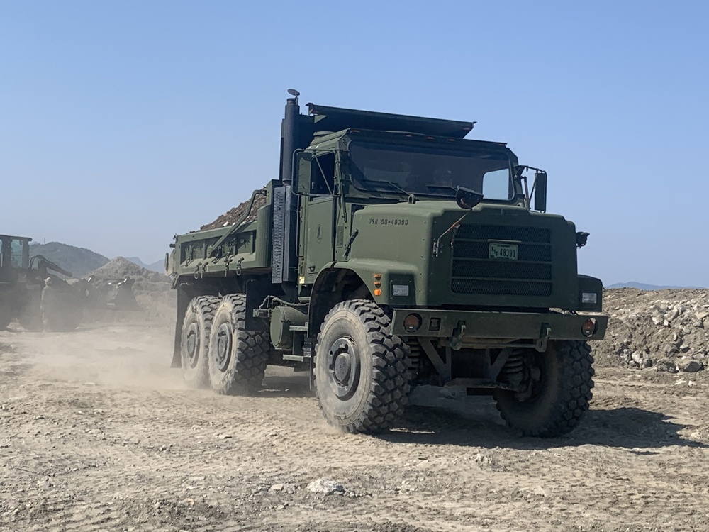 U.S. Navy Seabees with NMCB-5 support Marine Corps Air Station, Iwakuni