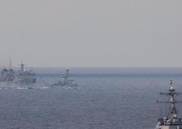 U.S., U.K. Ships Operate in the Barents Sea