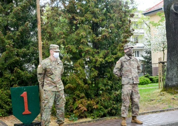 Three 1st Infantry Division Forward Soldiers receive promotions