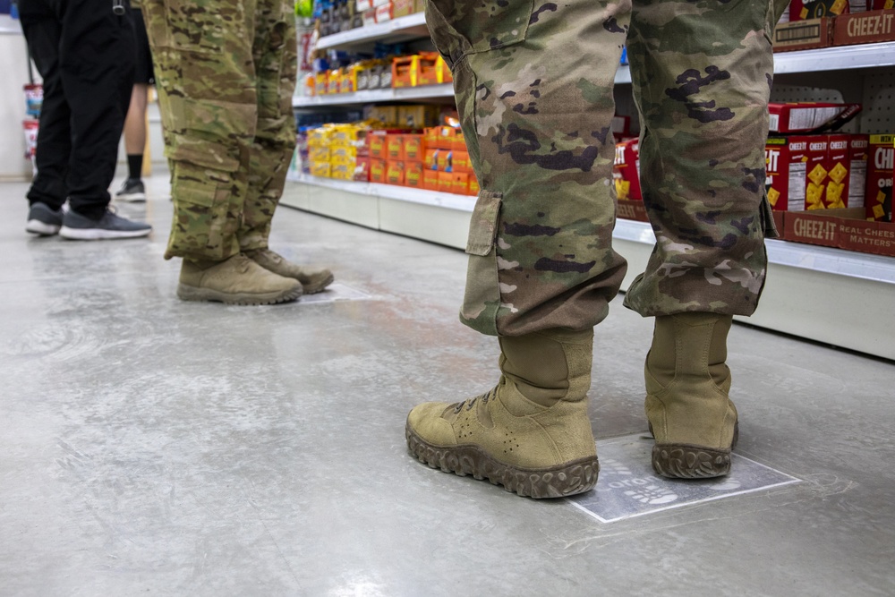 COVID-19 preventative actions and responses at Erbil Air Base