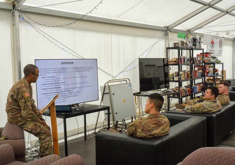 1ID Fwd NCO discusses changes to promotion system