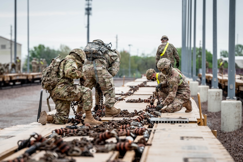 Rail Load for 3rd Battalion, 2nd Air Defense Artillery Regiment