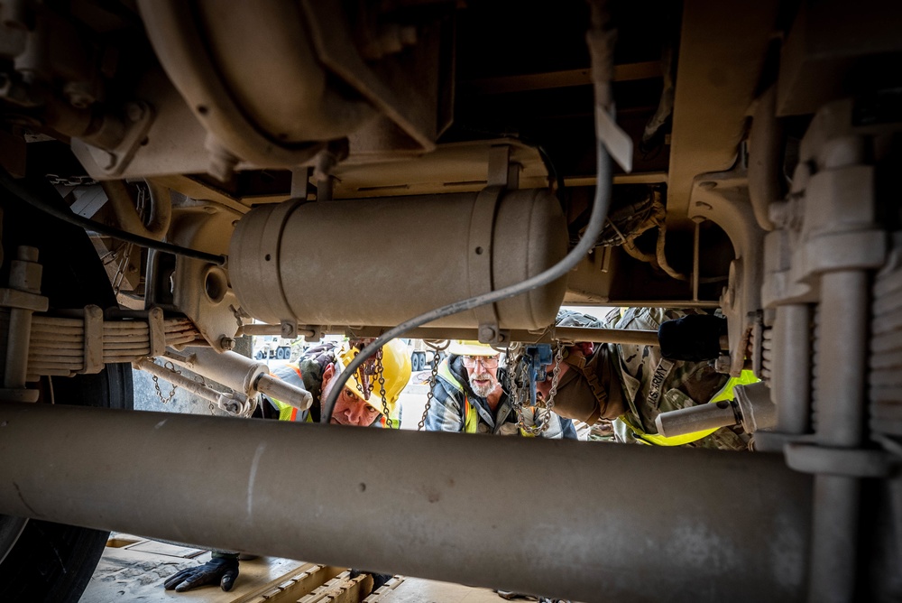 Rail Load for 3rd Battalion, 2nd Air Defense Artillery Regiment