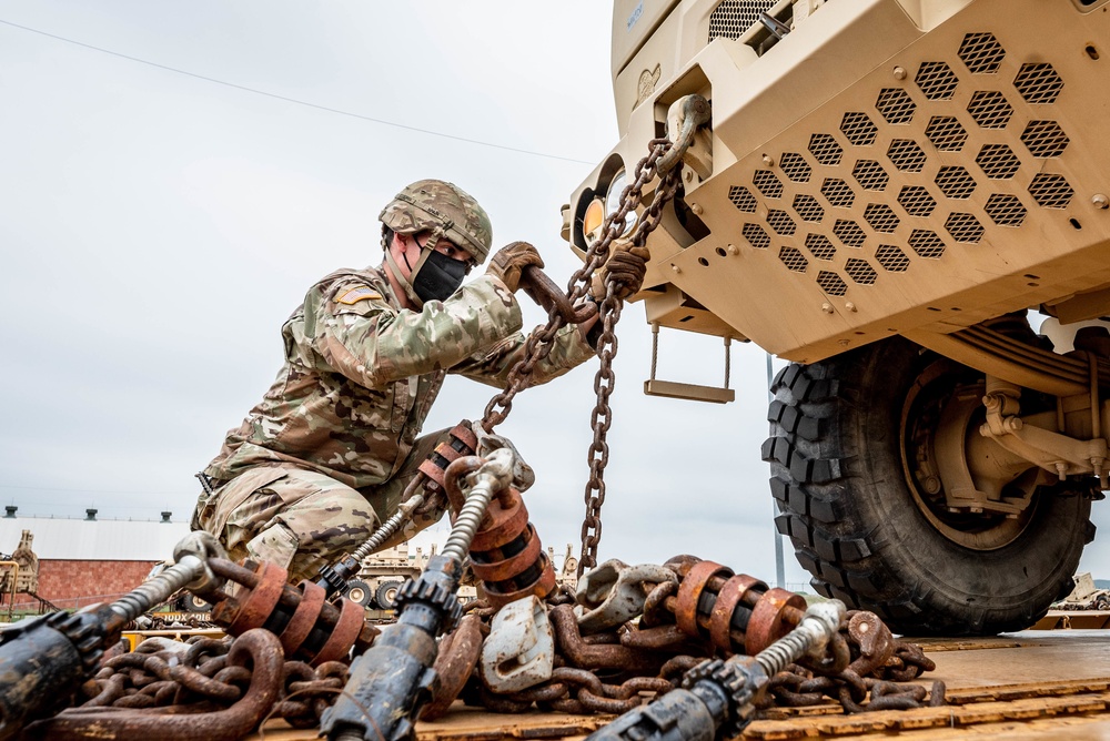 Rail Load for 3rd Battalion, 2nd Air Defense Artillery Regiment