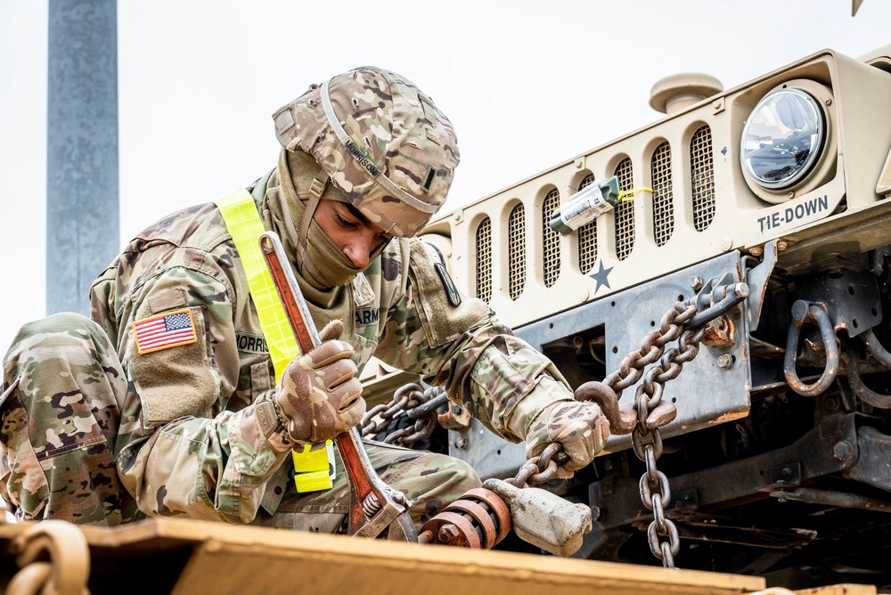 Rail Load for 3rd Battalion, 2nd Air Defense Artillery Regiment