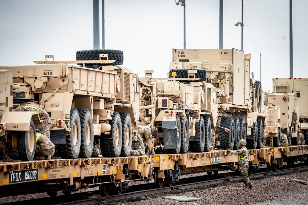 Rail Load for 3rd Battalion, 2nd Air Defense Artillery Regiment