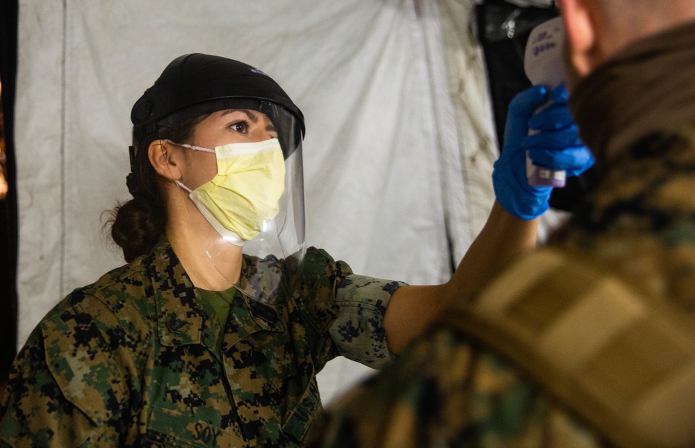 Out of The Snow: MRF-E Marines With V26 Return Home