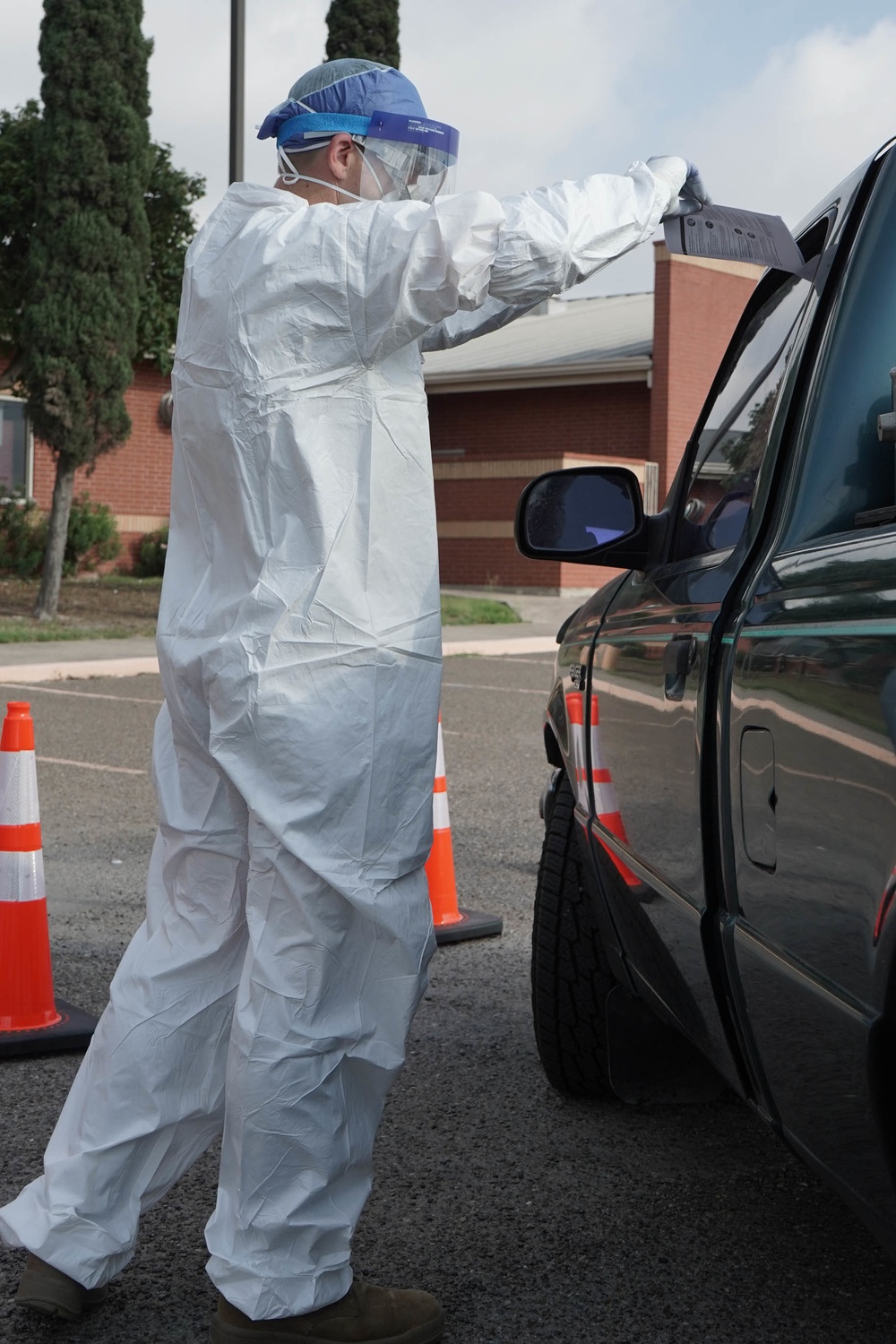 Texas National Guard supports Mobile Testing Site in Mission, Texas