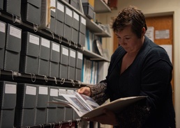 Operation Support Squadron lends helping hand to wing historian