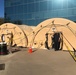 Military Tents Used for Hospital Coronavirus Check Stations