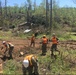 South Carolina National Guard engineers conduct debris clearing in Pickens County