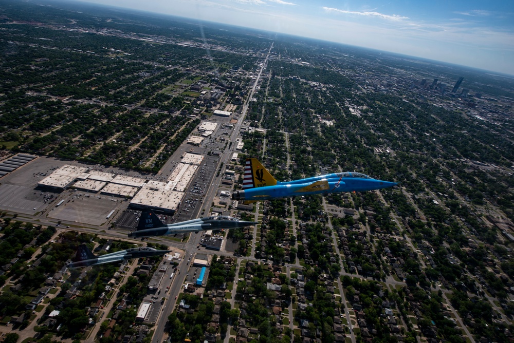 Vance AFB COVID-19 Flyover