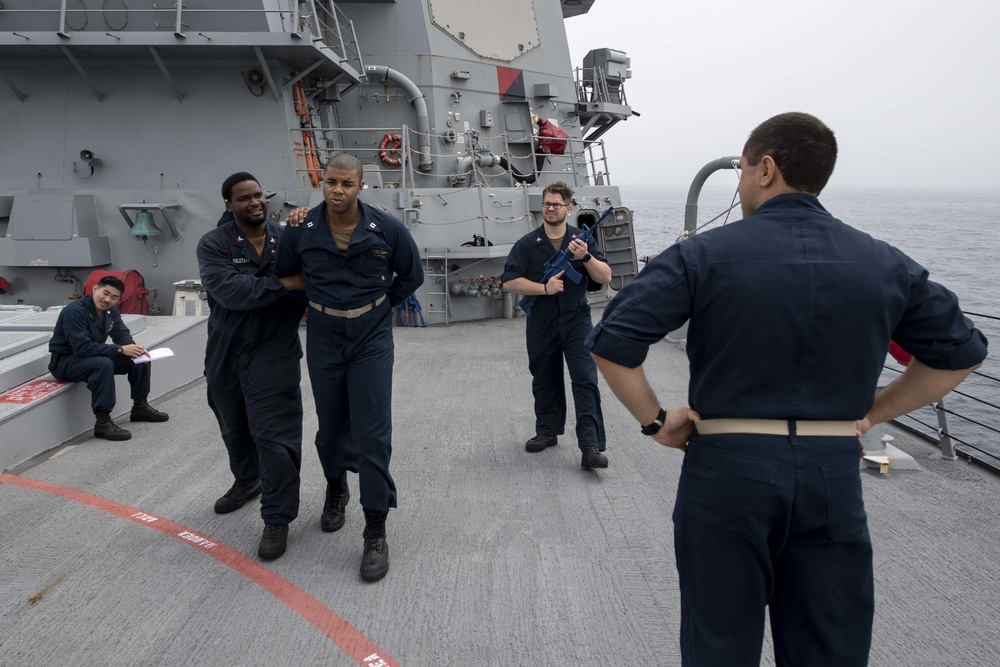 Rafael Peralta Sailors Conduct VBSS Training