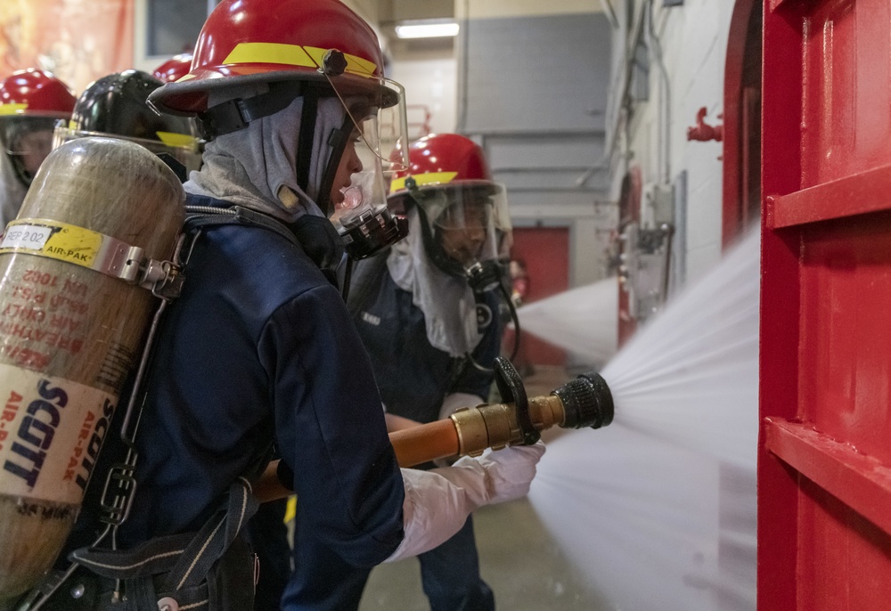 Recruit Training Command Firefighting Training under COVID-19