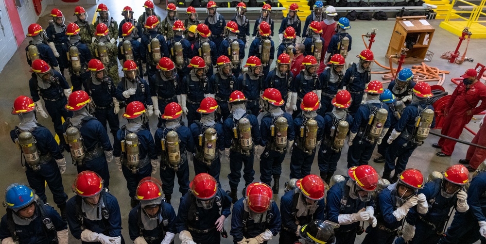 Recruit Training Command Firefighting Training under COVID-19
