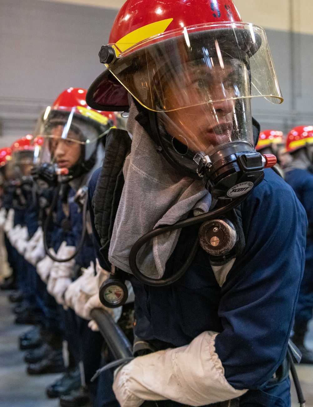 Recruit Training Command Firefighting Training under COVID-19