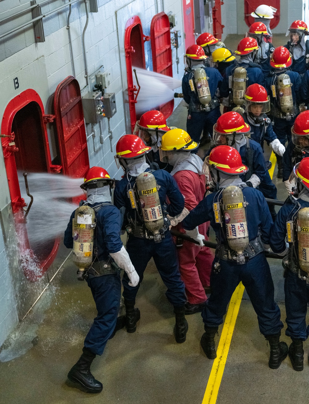 Recruit Training Command Firefighting Training under COVID-19