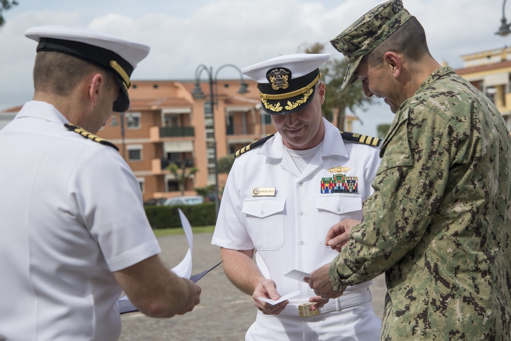 Cmdr. Patrick Chitty Promotion Ceremony