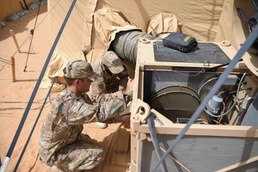 Air Force HVAC helping to keep Army warfighters cool