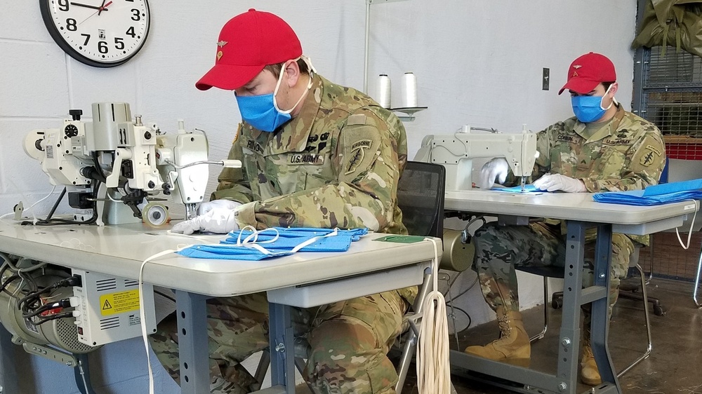 20TH Special Forces Group Riggers Make Facemasks, Combat COVID-19