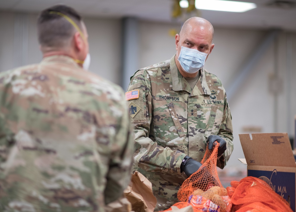 OKNG Airmen Support Local Food Bank During COVID-19