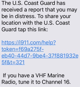i911, helping the Coast Guard save lives