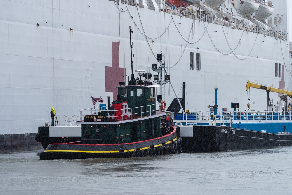 USNS Comfort Completes Mission in NY During COVID-19