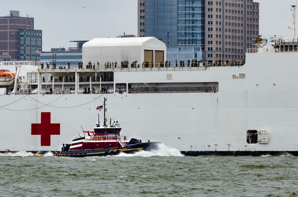 USNS Comfort Completes Mission in NY During COVID-19