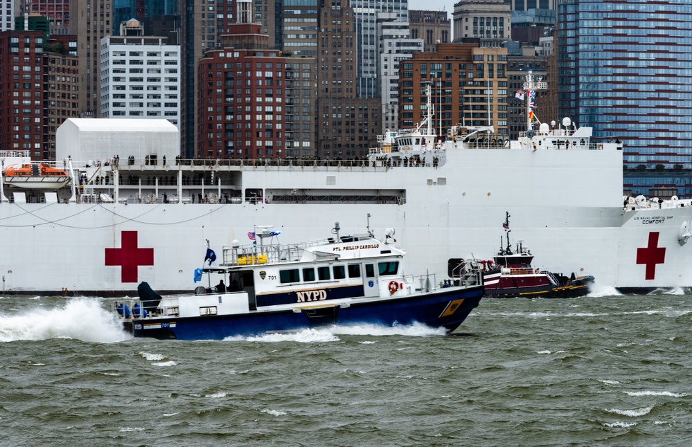 USNS Comfort Completes Mission in NY During COVID-19