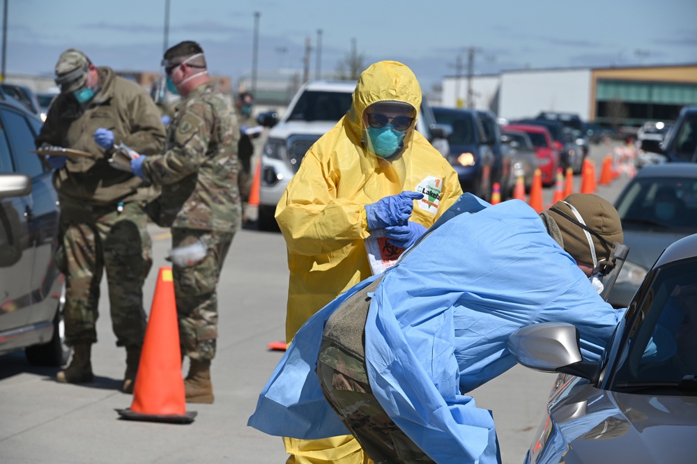 N.D. National Guard continues COVID-19 testing efforts